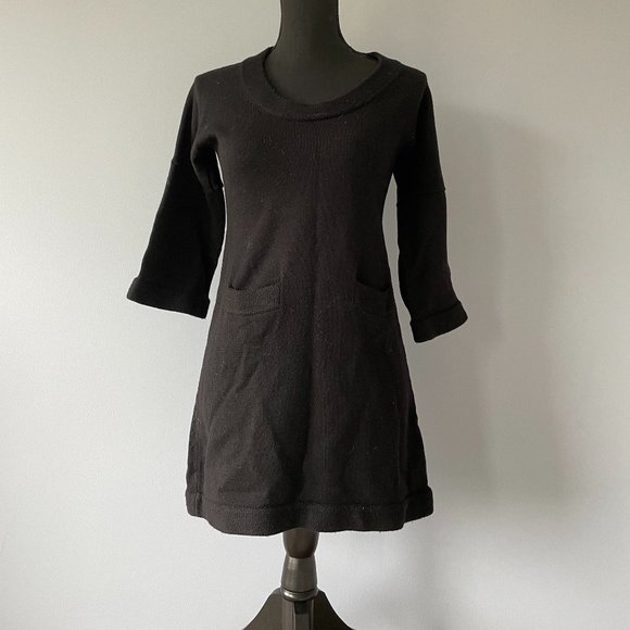 Banana Republic Black Sweater Dress - Picture 1 of 4